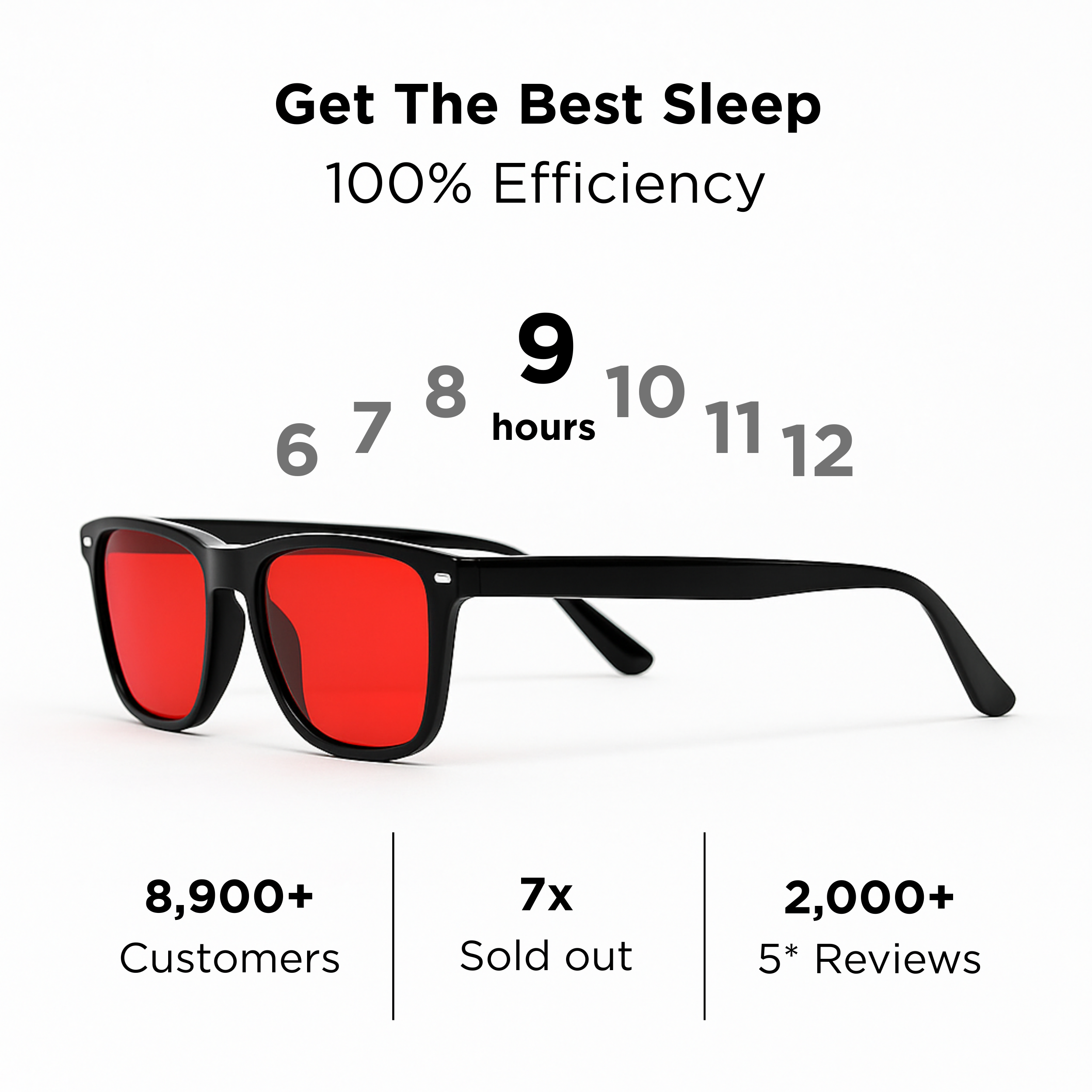 Shade® | Unisex Red Lens Glasses