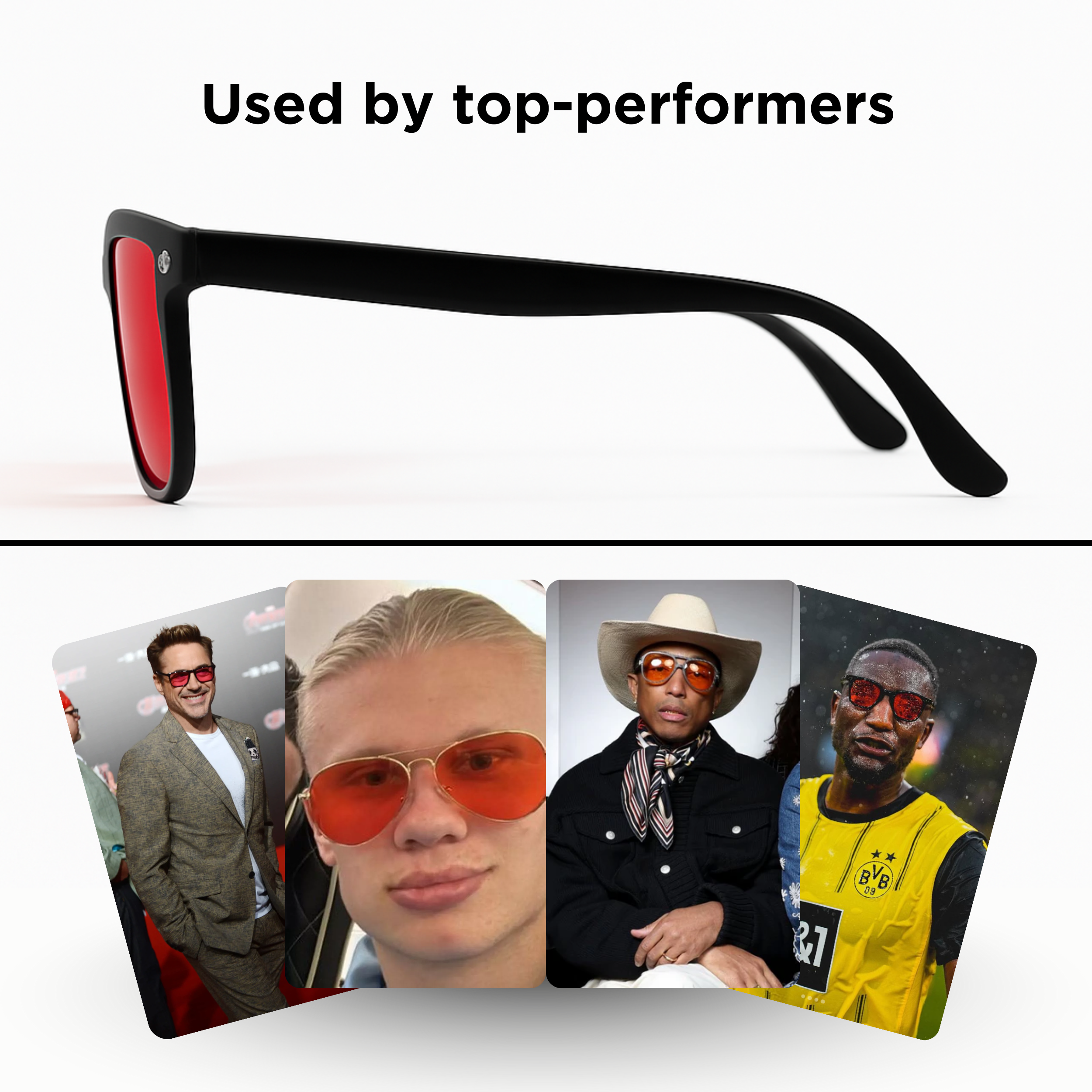 Shade® | Unisex Red Lens Glasses